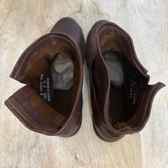 FRYE “Veronica Bootie” Women’s Oiled Leather Waterproof Boot (Brown) Size 6 - Picture 8 of 9